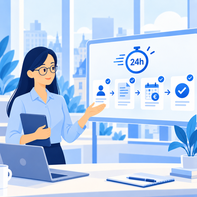Fast onboarding and payroll reliability.